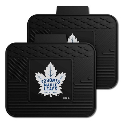 Fan Mats  LLC Toronto Maple Leafs 2 Utility Mats Black