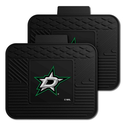 Fan Mats  LLC Dallas Stars 2 Utility Mats Black