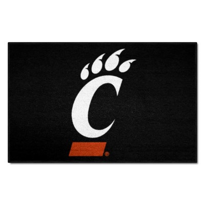 Fan Mats  LLC Cincinnati Bearcats Starter Mat Black