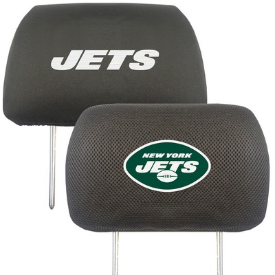 Fan Mats  LLC New York Jets Head Rest Cover Black