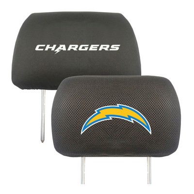 Fan Mats  LLC Los Angeles Chargers Head Rest Cover Black
