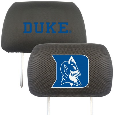 Fan Mats  LLC Duke Blue Devils Head Rest Cover Black