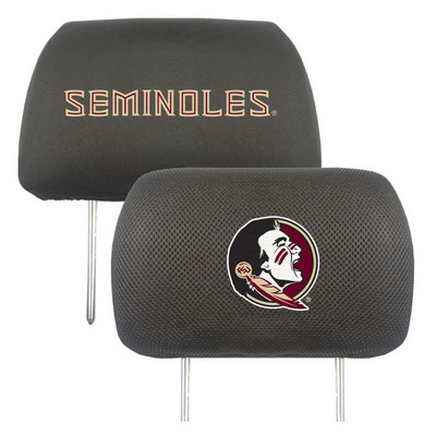 Fan Mats  LLC Florida State Seminoles Head Rest Cover Black