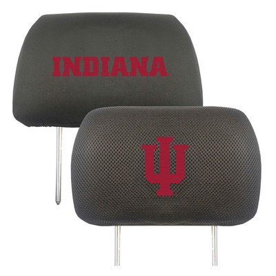 Fan Mats  LLC Indiana Hooisers Head Rest Cover Black