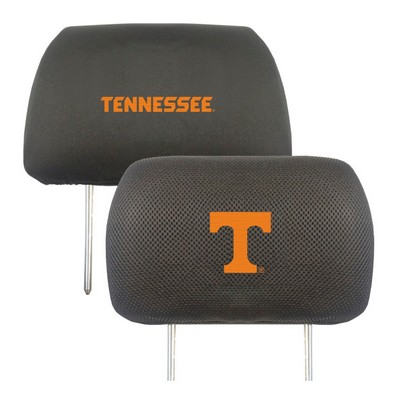 Fan Mats  LLC Tennessee Volunteers Head Rest Cover Black