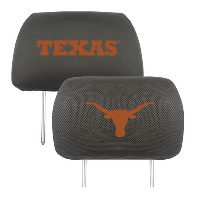 Fan Mats  LLC Texas Longhorns Head Rest Cover Black