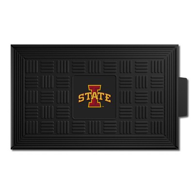 Fan Mats  LLC Iowa State Cyclones Medallion Door Mat Black