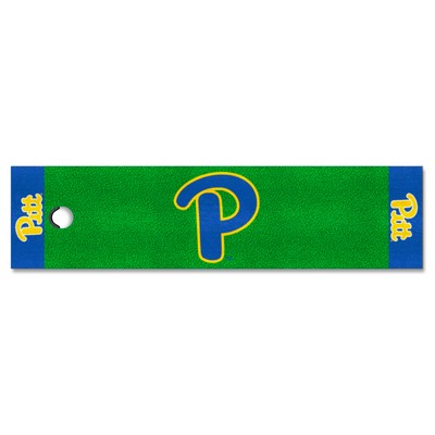 Fan Mats  LLC Pitt Panthers Putting Green Mat Green