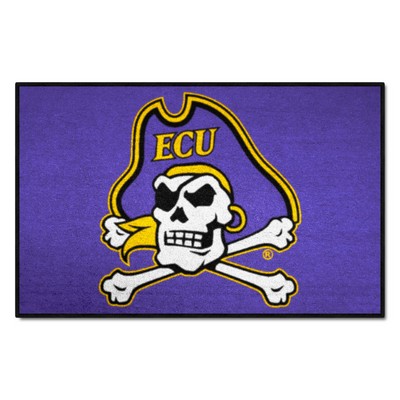 Fan Mats  LLC East Carolina Pirates Starter Mat Purple