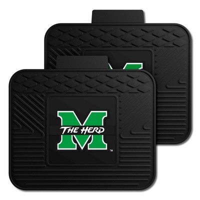 Fan Mats  LLC Marshall Thundering Herd 2 Utility Mats Black