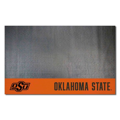 Fan Mats  LLC Oklahoma State Cowboys Grill Mat Black