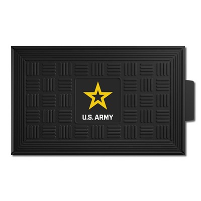 Fan Mats  LLC U.S. Army n/a Medallion Door Mat Black