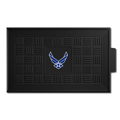 Fan Mats  LLC U.S. Air Force n/a Medallion Door Mat Black