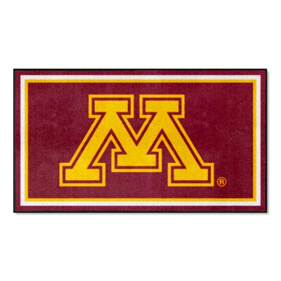 Fan Mats  LLC Minnesota Golden Gophers 3x5 Rug Maroon