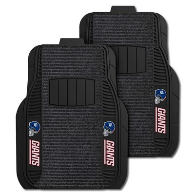 Fan Mats  LLC New York Giants 2-pc Deluxe Car Mat Set Black