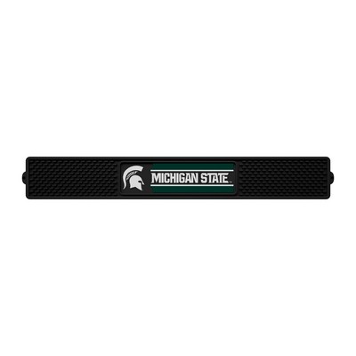 Fan Mats  LLC Michigan State Spartans Drink Mat Black