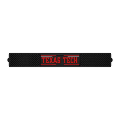 Fan Mats  LLC Texas Tech Red Raiders Drink Mat Black