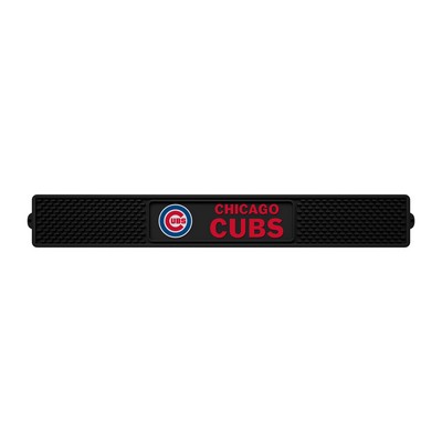 Fan Mats  LLC Chicago Cubs Drink Mat Black