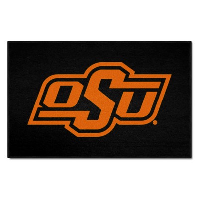Fan Mats  LLC Oklahoma State Cowboys Starter Mat Accent Rug - 19in. x 30in. Black