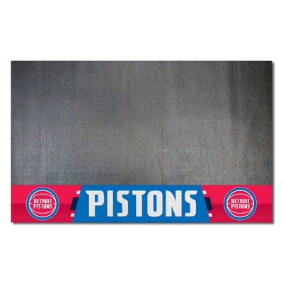 Fan Mats  LLC Detroit Pistons Grill Mat Black