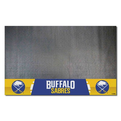 Fan Mats  LLC Buffalo Sabres Grill Mat Black