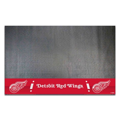 Fan Mats  LLC Detroit Red Wings Grill Mat Black