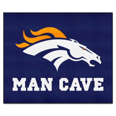 Fan Mats  LLC Denver Broncos Tailgater Mat Man Cave Navy
