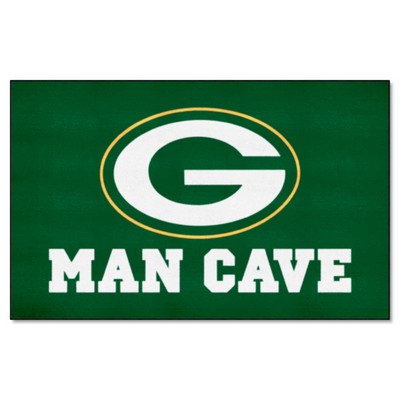 Fan Mats  LLC Green Bay Packers Ulti-Mat Man Cave Green