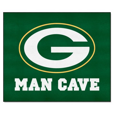 Fan Mats  LLC Green Bay Packers Tailgater Mat Man Cave Green