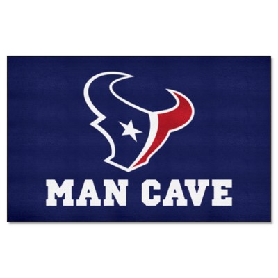 Fan Mats  LLC Houston Texans Ulti-Mat Man Cave Navy
