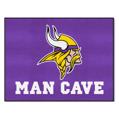 Fan Mats  LLC Minnesota Vikings All-Star Mat Man Cave Purple