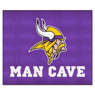 Fan Mats  LLC Minnesota Vikings Tailgater Mat Man Cave Purple