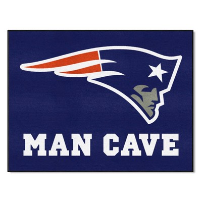 Fan Mats  LLC New England Patriots All-Star Mat Man Cave Navy