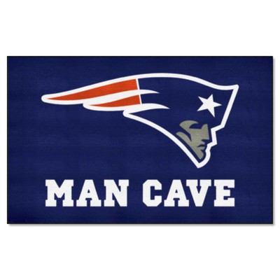 Fan Mats  LLC New England Patriots Ulti-Mat Man Cave Navy