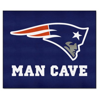 Fan Mats  LLC New England Patriots Tailgater Mat Man Cave Navy