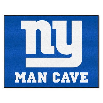 Fan Mats  LLC New York Giants All-Star Mat Man Cave Dark Blue