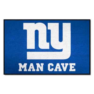Fan Mats  LLC New York Giants Starter Mat Man Cave Dark Blue