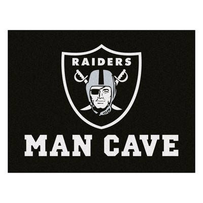 Fan Mats  LLC NFL - Oakland Raiders Man Cave All-Star Mat 34 