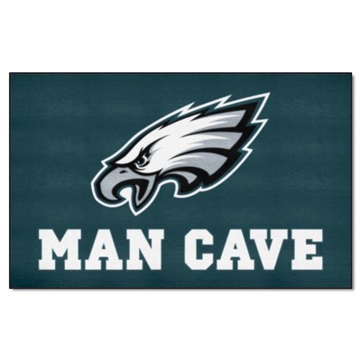 Fan Mats  LLC Philadelphia Eagles Ulti-Mat Man Cave Green