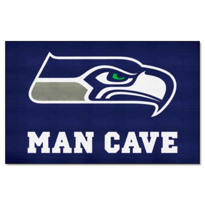 Fan Mats  LLC Seattle Seahawks Ulti-Mat Man Cave Blue