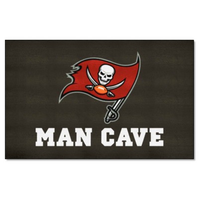Fan Mats  LLC Tampa Bay Buccaneers Ulti-Mat Man Cave Gray