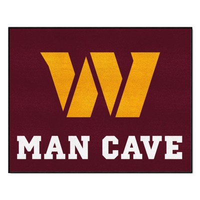 Fan Mats  LLC Washington Commanders All-Star Mat Man Cave Maroon