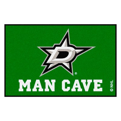 Fan Mats  LLC Dallas Stars Starter Mat Man Cave Green
