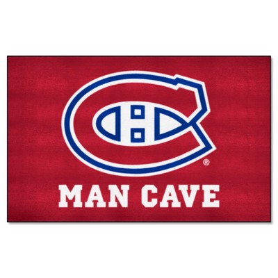 Fan Mats  LLC Montreal Canadiens Ulti-Mat Man Cave Red