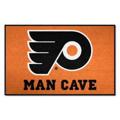 Fan Mats  LLC Philadelphia Flyers Starter Mat Man Cave Orange