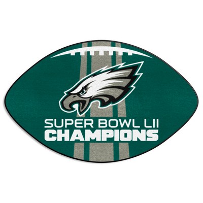 Fan Mats  LLC Philadelphia Eagles  Football Rug - 20.5in. x 32.5in., 2018 Super Bowl LII Champions Green