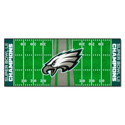 Fan Mats  LLC Philadelphia Eagles  Football Rug - 20.5in. x 32.5in., 2018 Super Bowl LII Champions Green