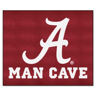 Fan Mats  LLC Alabama Crimson Tide Tailgater Mat Man Cave Red