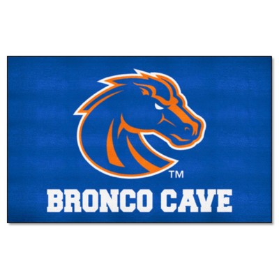 Fan Mats  LLC Boise State Broncos Ulti-Mat Man Cave Blue
