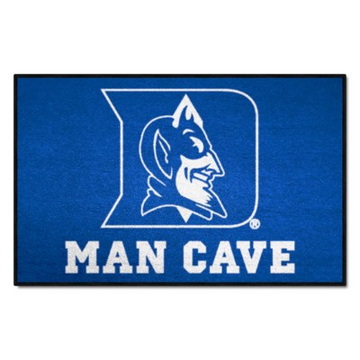 Fan Mats  LLC Duke Blue Devils Starter Mat Man Cave Blue